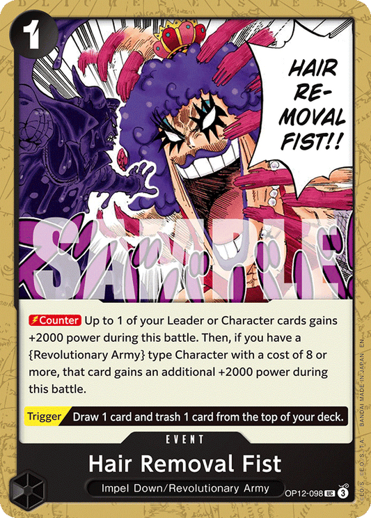 Hair Removal Fist (Event) (OP12-098) (UC) (ST-35 Reprint)
