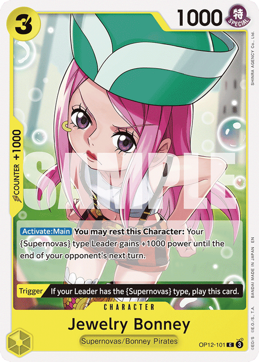 Jewelry Bonney (Character) (OP12-101) (C)