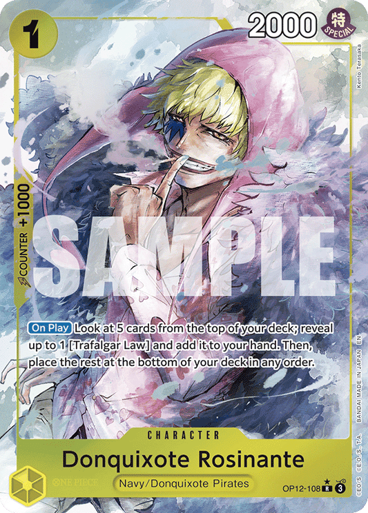 Donquixote Rosinante (Character) (OP12-108) (R) (Alternate Art)