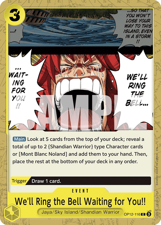 We’ll Ring the Bell Waiting for You !! (Event) (OP12-116) (C)