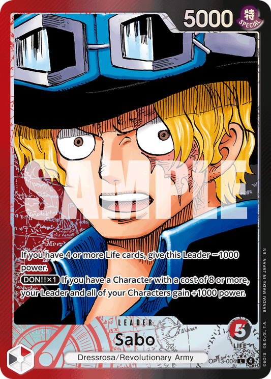 Sabo (Leader) (OP13-004) (Alternate Art)