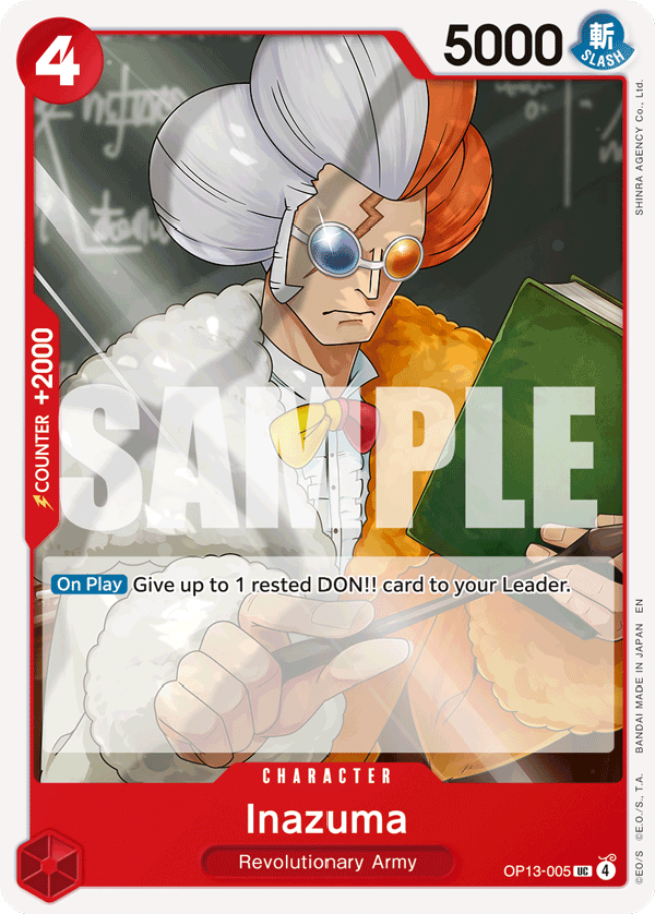 Inazuma (Character) (OP13-005) (UC)