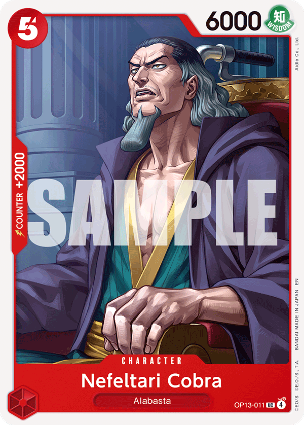 Nefeltari Cobra (Character) (OP13-011) (UC)