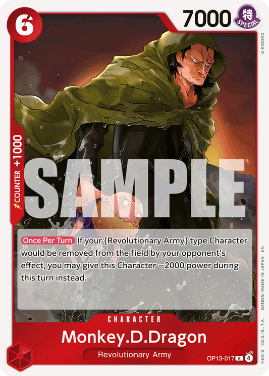 Monkey D Dragon (Character) (OP13-017) (R)