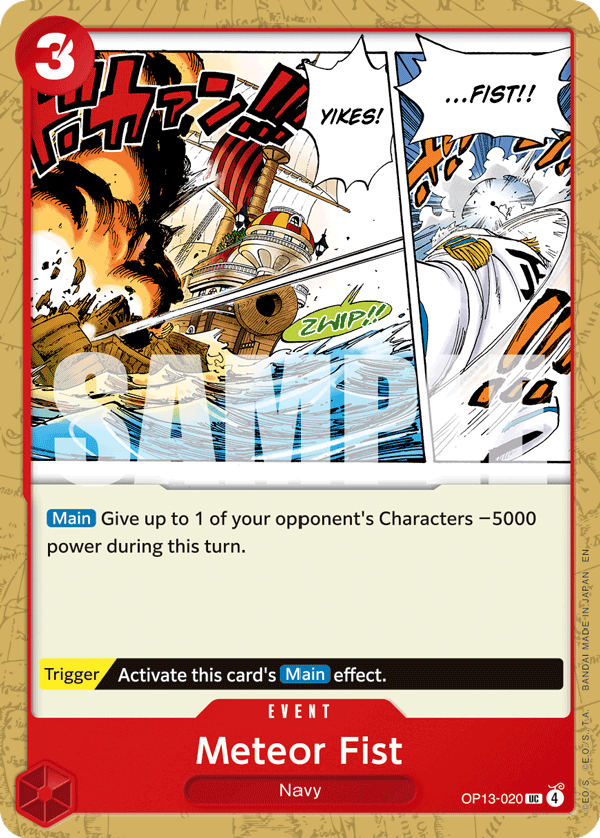 Meteor Fist (Event) (OP13-020) (UC)