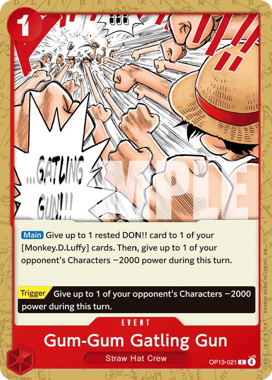 Gum-Gum Gatling Gun (Event) (OP13-021) (C)
