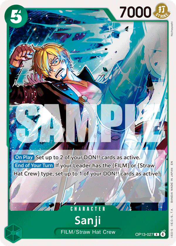 Sanji (Character) (OP13-027) (R)