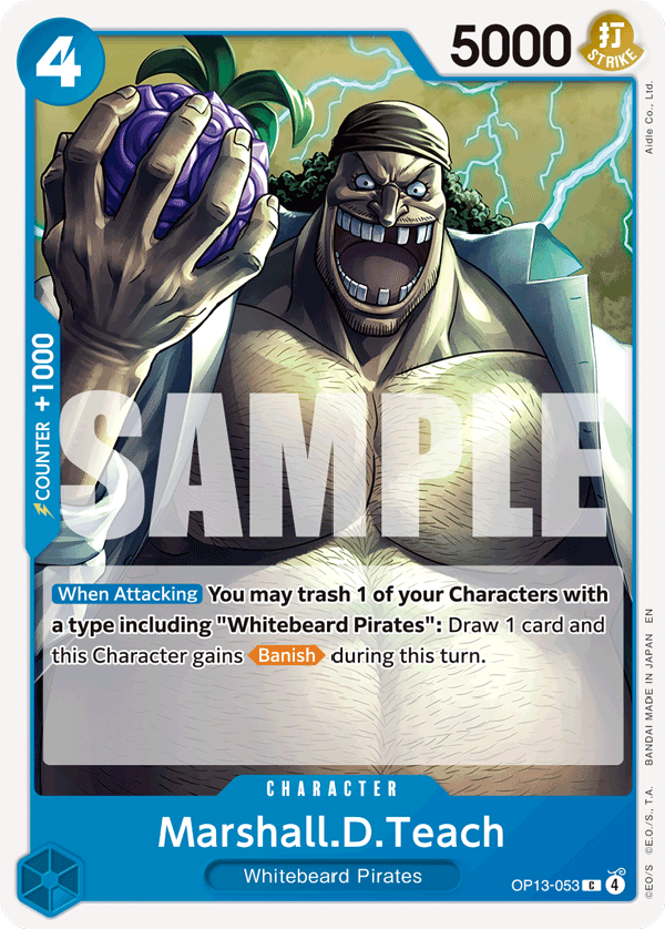 Marshall D Teach (Character) (OP13-053) (C)