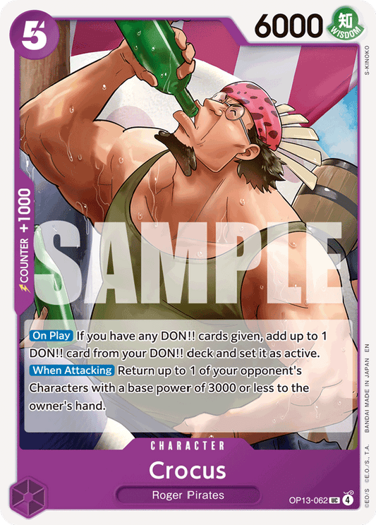 Crocus (Character) (OP13-062) (UC)