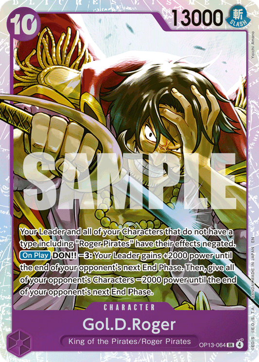 Gol D Roger (Character) (OP13-064) (SR)