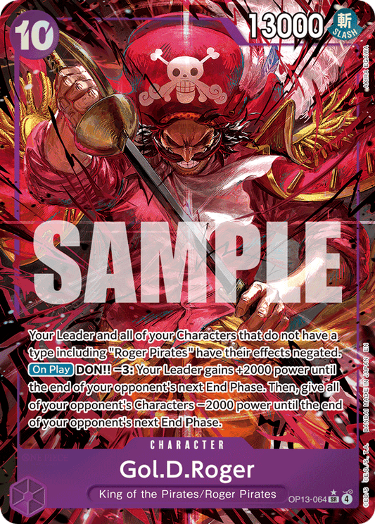 Gol D Roger (Character) (OP13-064) (SR) (Alternate Art)