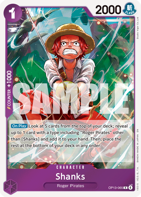 Shanks (Character) (OP13-065) (R)