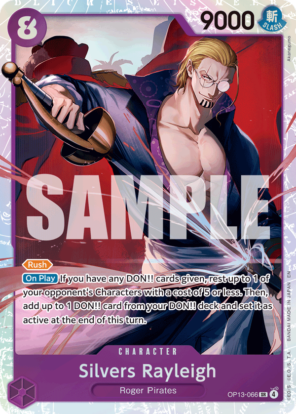 Silvers Rayleigh (Character) (OP13-066) (SR)