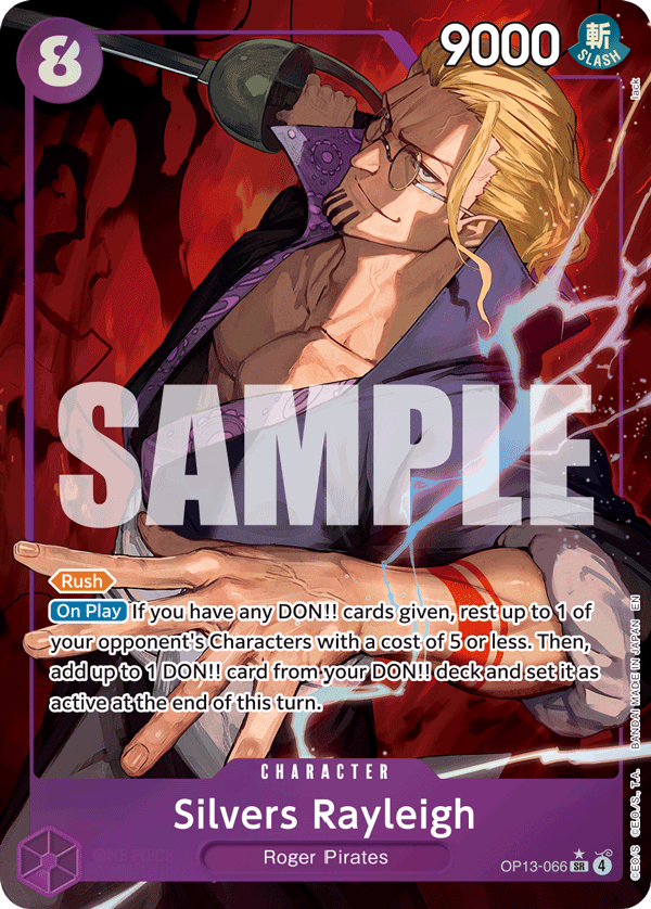 Silvers Rayleigh (Character) (OP13-066) (SR) (Alternate Art)