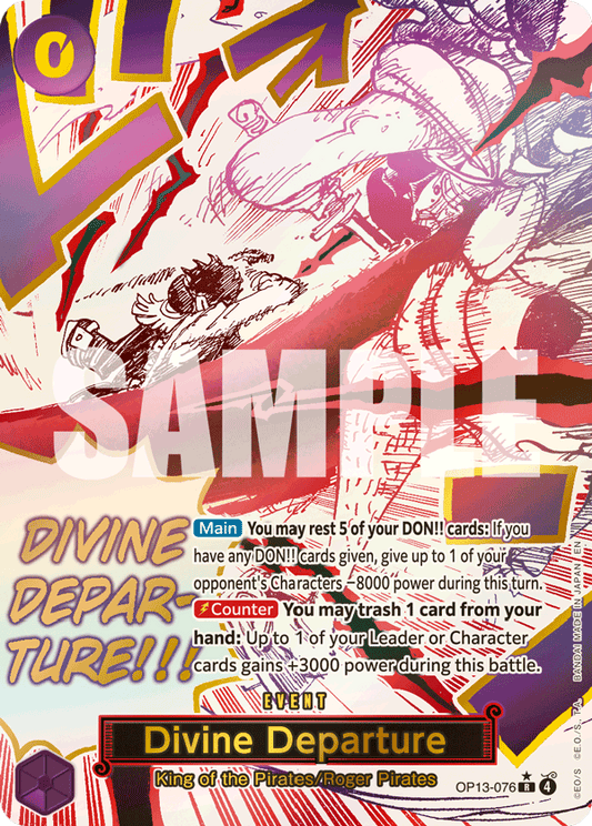 Divine Departure (Event) (OP13-076) (R) (Alternate Art)