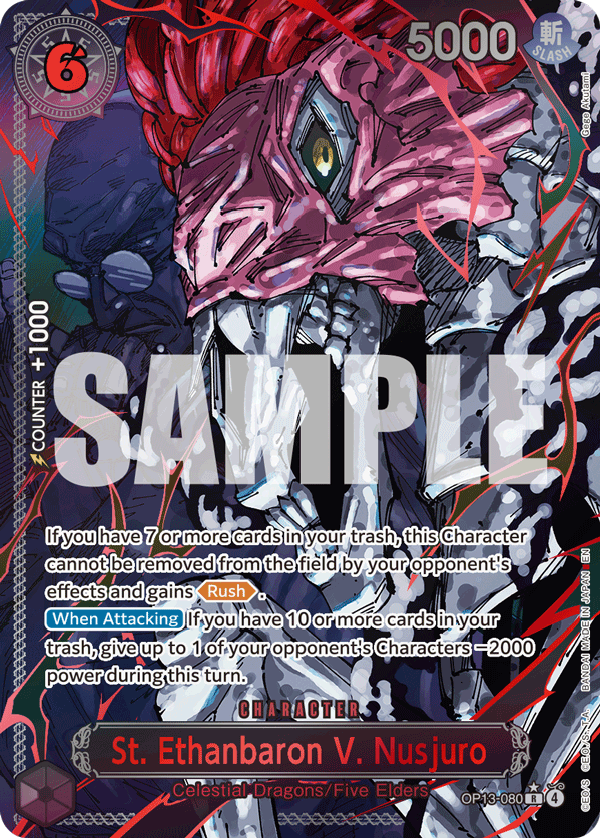 St Ethanbaron V Nusjuro (Character) (OP13-080) (R) (Alternate Art) (SP)