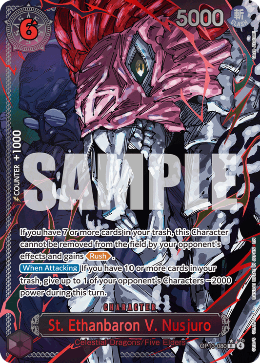 St Ethanbaron V Nusjuro (Character) (OP13-080) (R) (Alternate Art) (SP)