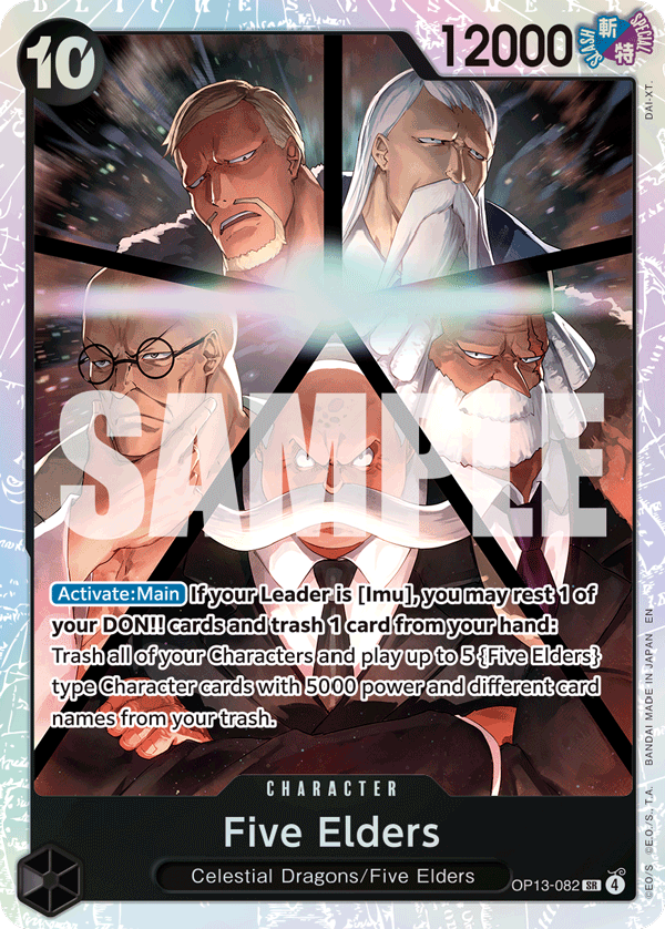 Five Elders (Character) (OP13-082) (SR)