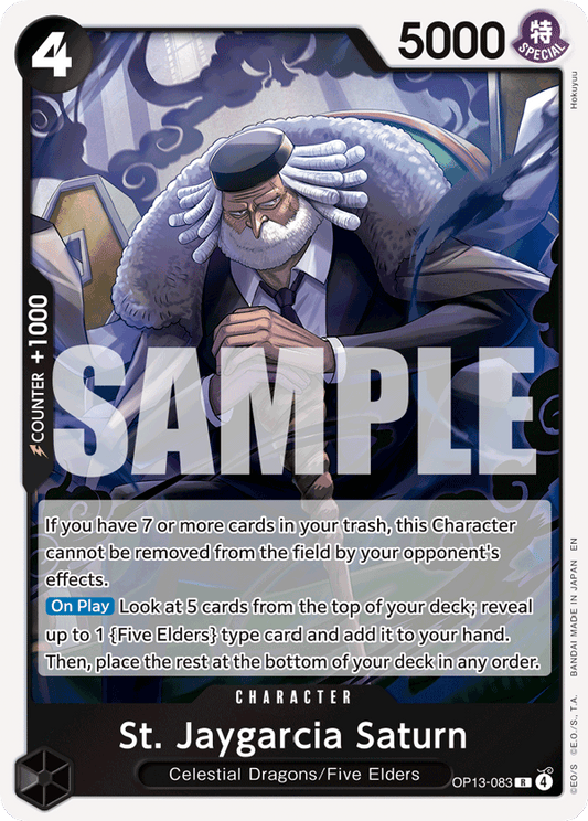 St Jaygarcia Saturn (Character) (OP13-083) (R)