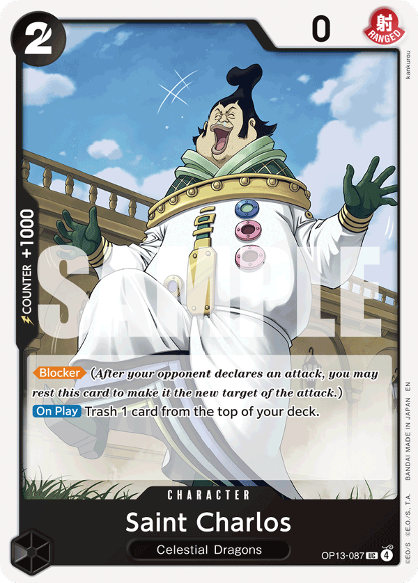 Saint Charlos (Character) (OP13-087) (UC)
