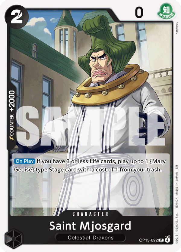 Saint Mjosgard (Character) (OP13-092) (C)