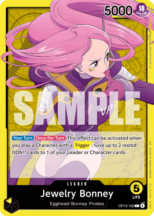Jewelry Bonney (Leader) (OP13-100) (L)