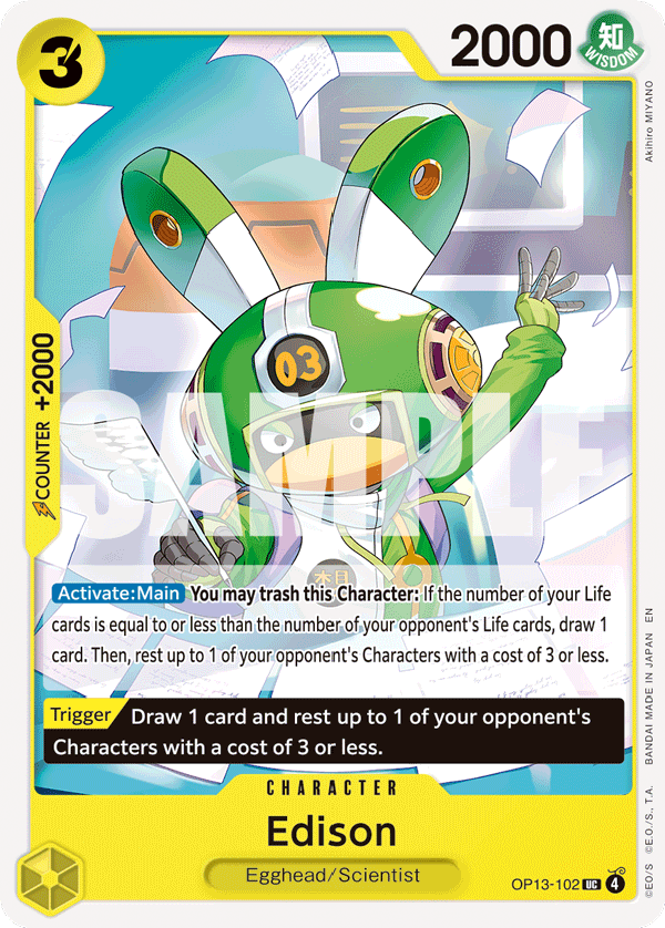 Edison (Character) (OP13-102) (UC)