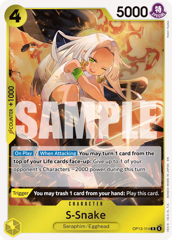 S-Snake (Character) (OP13-114) (R)