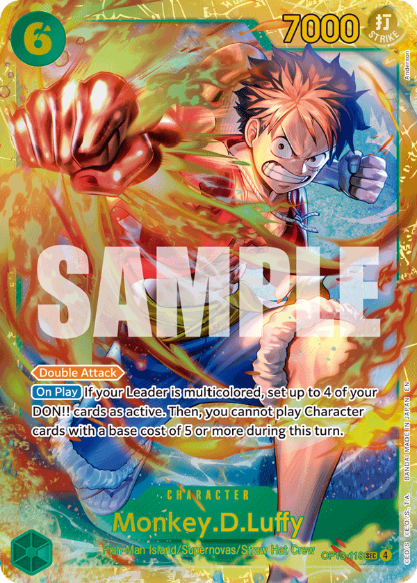 Monkey D Luffy (Character) (OP13-118) (SEC)