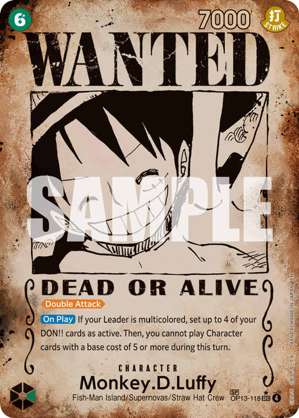 Monkey D Luffy (Character) (OP13-118) (OP13) (SP)