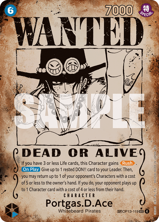 Portgas D Ace (Character) (OP13-119) (OP13) (SP)