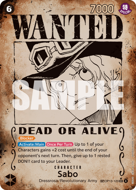 Sabo (Character) (OP13-120) (OP13) (SP)