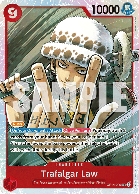 Trafalgar Law (Character) (OP14-009) (SR)
