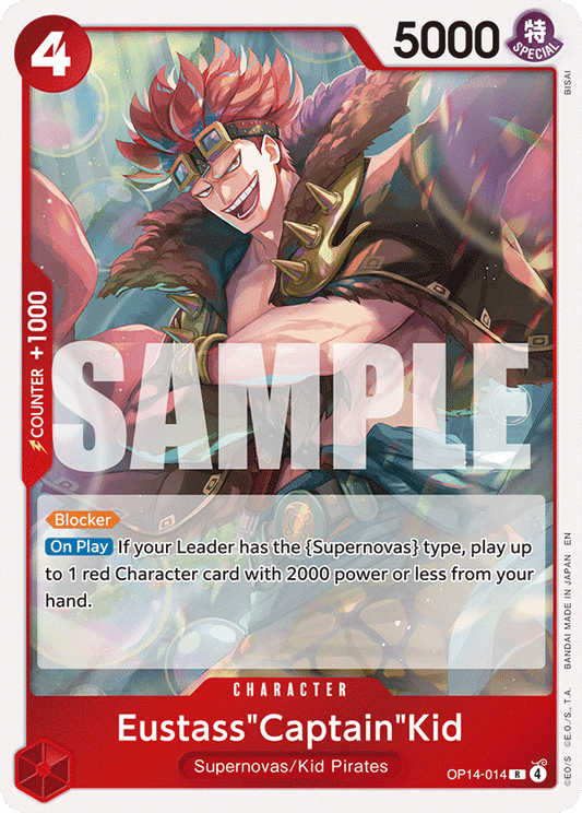 Eustass “Captain” Kid (Character) (OP14-014) (R)