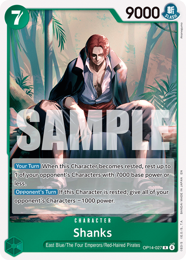 Shanks (Character) (OP14-027) (R)