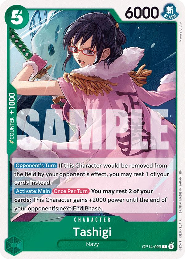 Tashigi (Character) (OP14-029) (R)