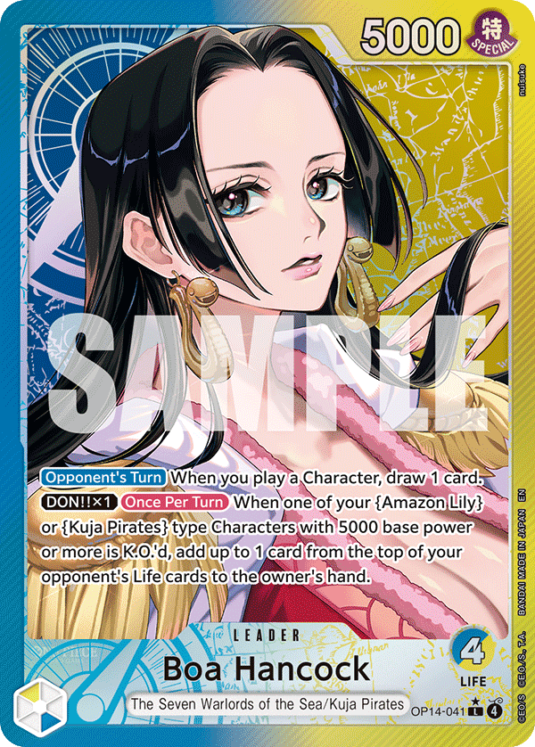 Boa Hancock (Leader) (OP14-041) (L) (Alternate Art)