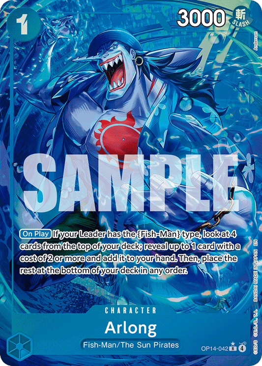 Arlong (Character) (OP14-042) (R) (Alternate Art)