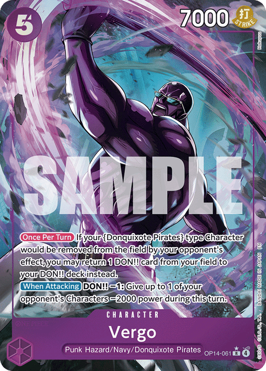 Vergo (Character) (OP14-061) (R) (Alternate Art)