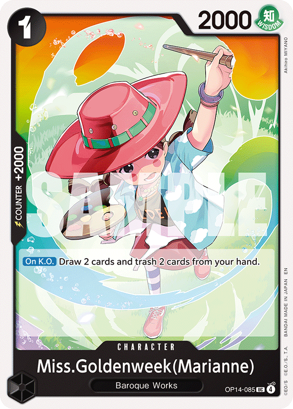 Miss Goldenweek (Marianne)  (Character) (OP14-085) (UC)