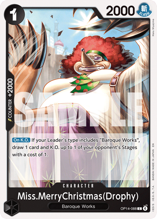 Miss Merry Christmas (Drophy) (Character) (OP14-088) (C)