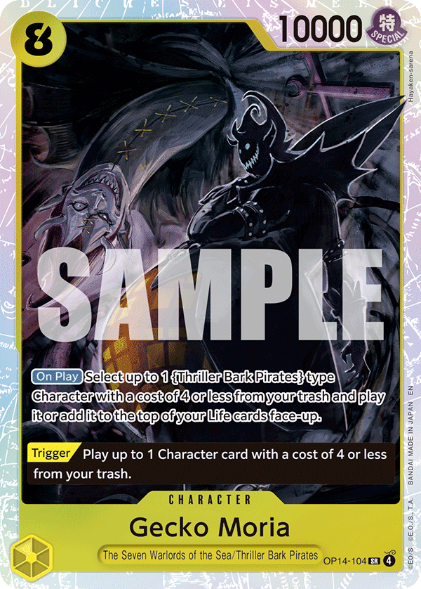 Gecko Moria (Character) (OP14-104) (SR)