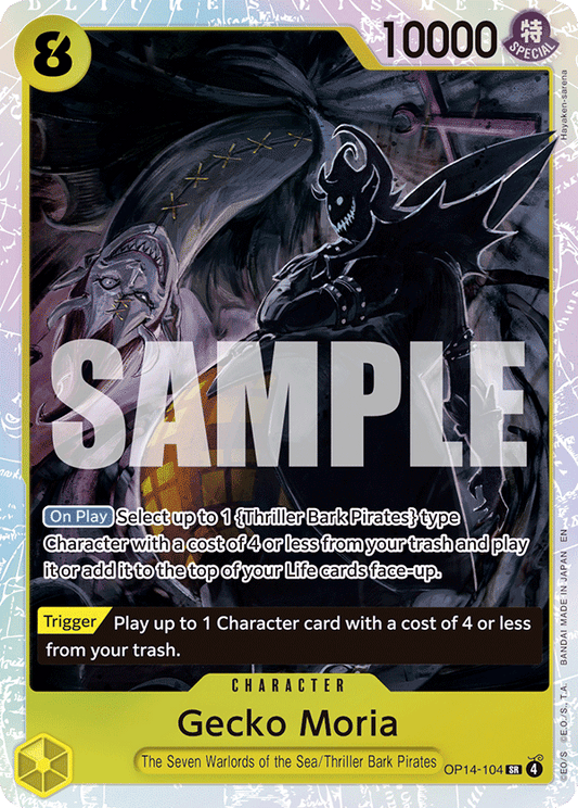 Gecko Moria (Character) (OP14-104) (SR)
