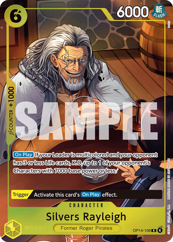 Silvers Rayleigh (Character) (OP14-108 Reprint) (SP CARD)