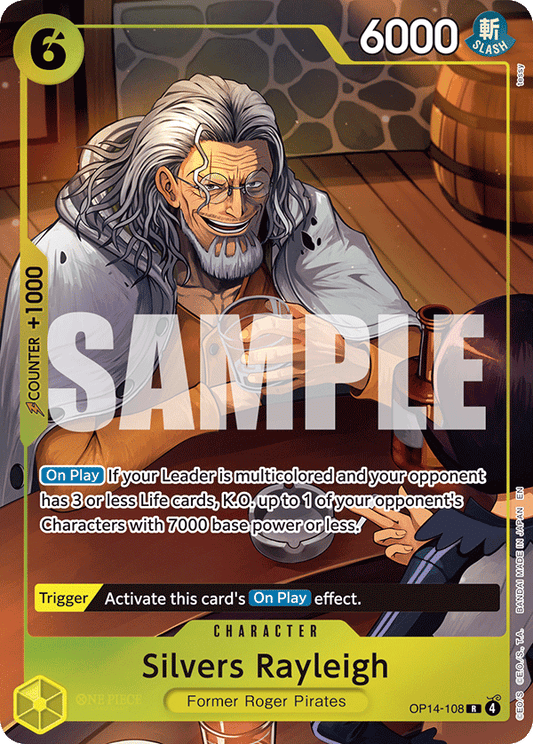 Silvers Rayleigh (Character) (OP14-108 Reprint) (SP CARD)