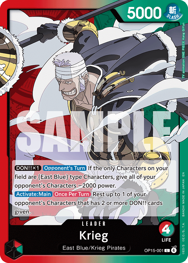 Krieg (Leader) (OP15-001) (L)