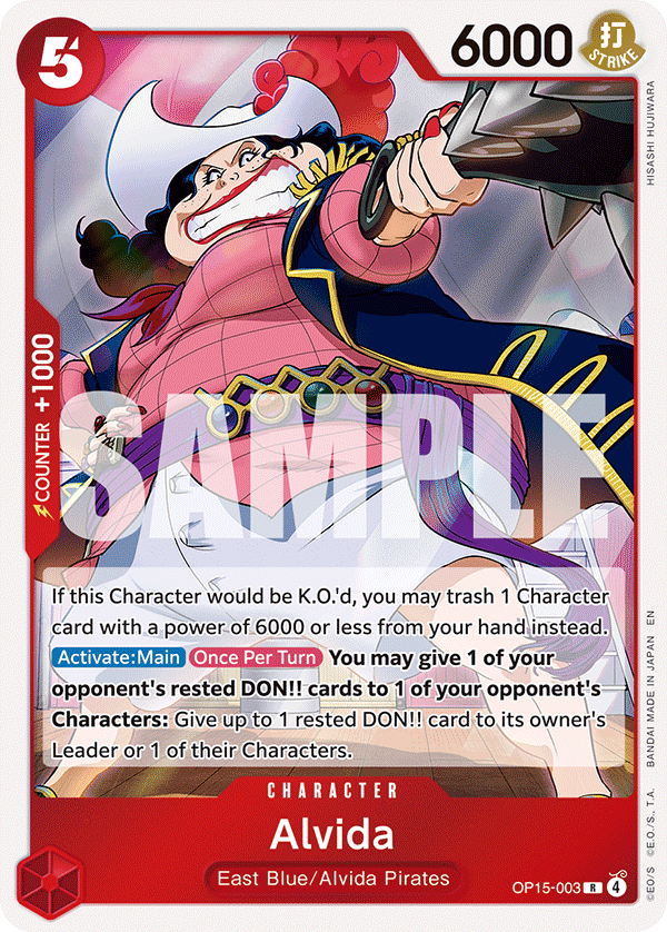 Alvida (Character) (OP15-003) (R)