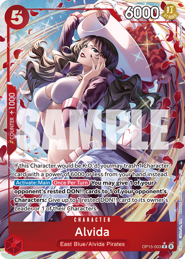 Alvida (Character) (OP15-003) (R) (Alternate Art)