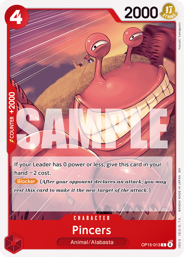 Pincers (Character) (OP15-013) (C)
