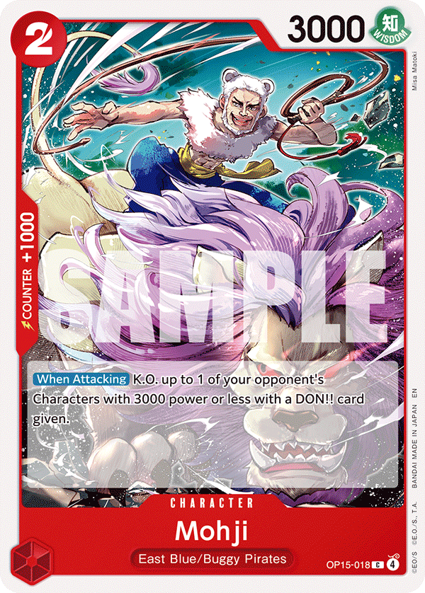 Mohji (Character) (OP15-018) (C)
